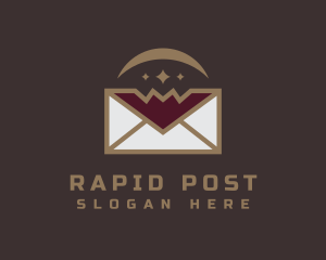 Vampire Bat Envelope logo design