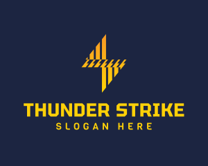 Electric Lightning Bolt logo design