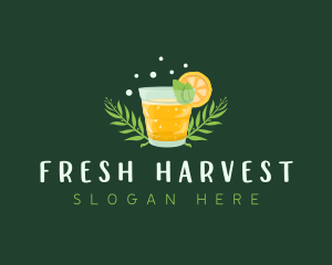 Fresh Lemonade Drink logo design