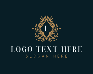 Boutique Floral Wreath logo