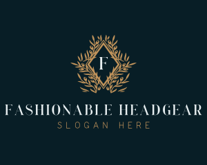 Boutique Floral Wreath logo design