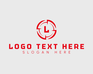 Crosshair Target Lettermark logo