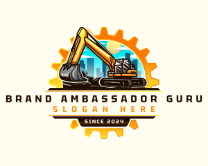 City Gear Excavator logo design