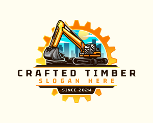 City Gear Excavator logo design