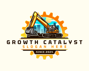 City Gear Excavator logo design