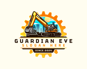 City Gear Excavator logo design