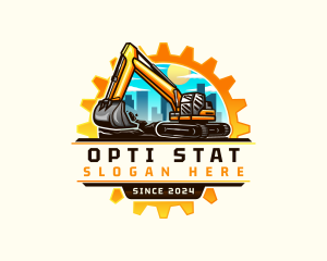 City Gear Excavator logo design