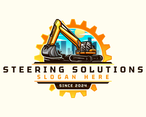 City Gear Excavator logo design