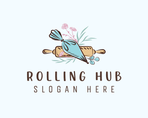 Piping Bag Baking logo design