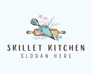 Piping Bag Baking logo design