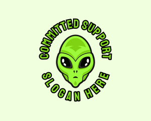 Alien Martian Streaming logo design