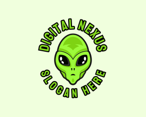 Alien Martian Streaming logo design