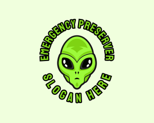 Alien Martian Streaming logo design