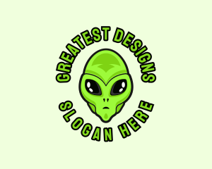 Alien Martian Streaming logo design