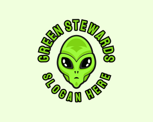 Alien Martian Streaming logo design