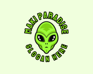 Alien Martian Streaming logo design