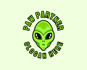 Alien Martian Streaming logo design