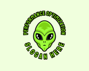 Alien Martian Streaming logo design