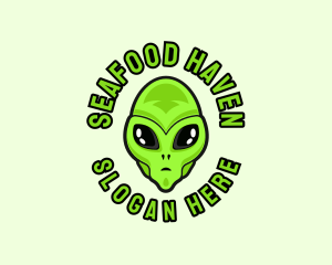 Alien Martian Streaming logo design