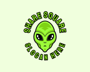 Alien Martian Streaming logo design