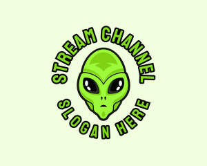 Alien Martian Streaming logo design