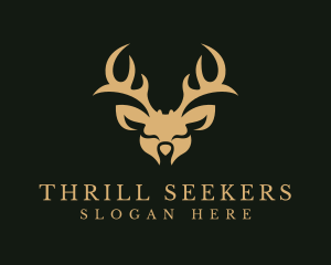 Wild Deer Animal  Logo