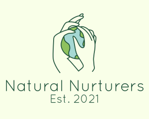 Earth Hands Environmentalist logo design