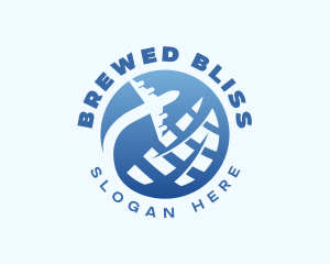 Globe Plane Pilot Logo