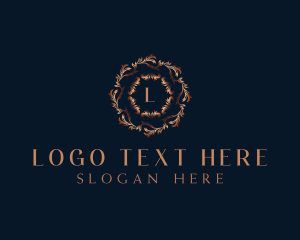 Luxury Ornamental Wreath logo