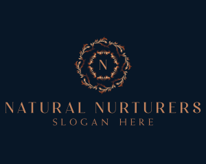 Luxury Ornamental Wreath logo design