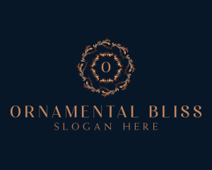Luxury Ornamental Wreath logo