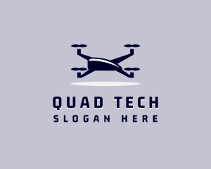 Aerial Drone Quadrotor logo design