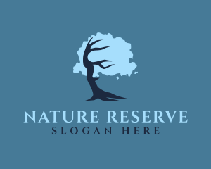 Tree Face Nature logo design