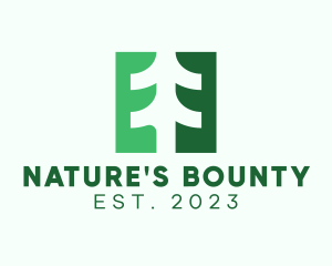 Pine Tree Nature logo design