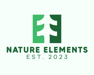 Pine Tree Nature logo design