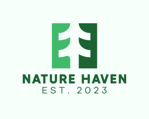 Pine Tree Nature logo design