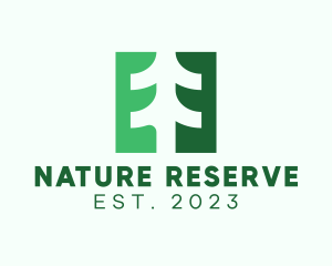 Pine Tree Nature logo design