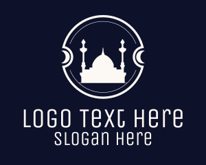 Islamic Mosque Badge logo