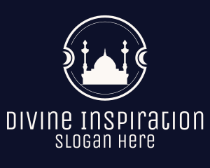 Islamic Mosque Badge logo