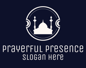 Islamic Mosque Badge logo design