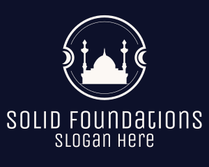 Islamic Mosque Badge logo