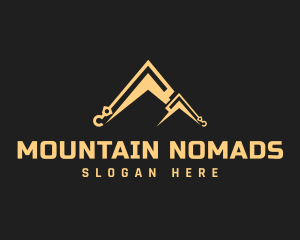 Crane Hook Mountain logo design