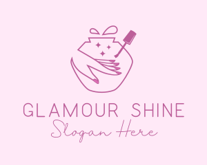 Nail Polish Salon logo design