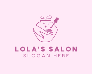 Nail Polish Salon logo design