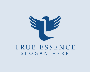 Religious Bird Letter T logo design