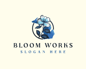 Flower Petal Blossom logo design