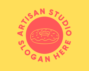 Doughnut Donut Baking logo design