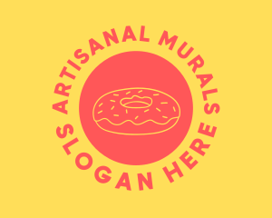 Doughnut Donut Baking logo design