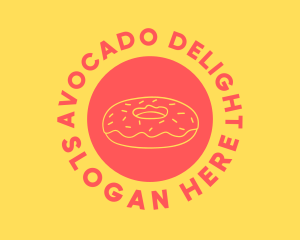 Doughnut Donut Baking logo design