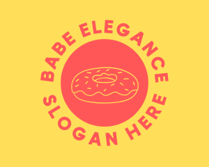 Doughnut Donut Baking logo design